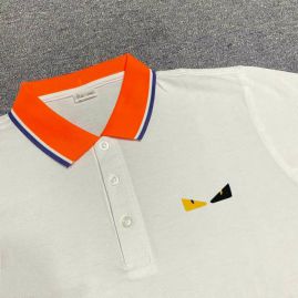 Picture of Fendi Polo Shirt Short _SKUFendiM-3XL25tn4220187